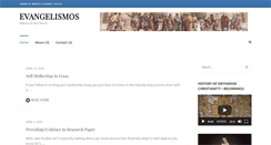 Desktop Screenshot of evangelismos.org