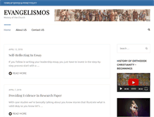 Tablet Screenshot of evangelismos.org